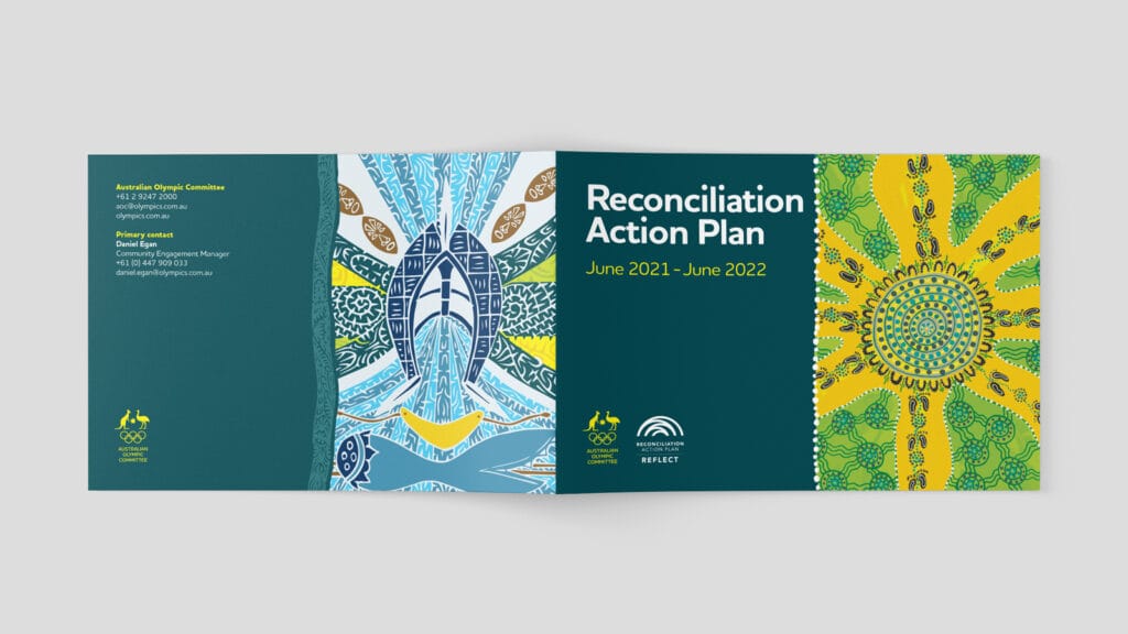 Reconciliation Action Plan Brochure Design | Benj Branding & Design | Freelance Graphic Designer Melbourne